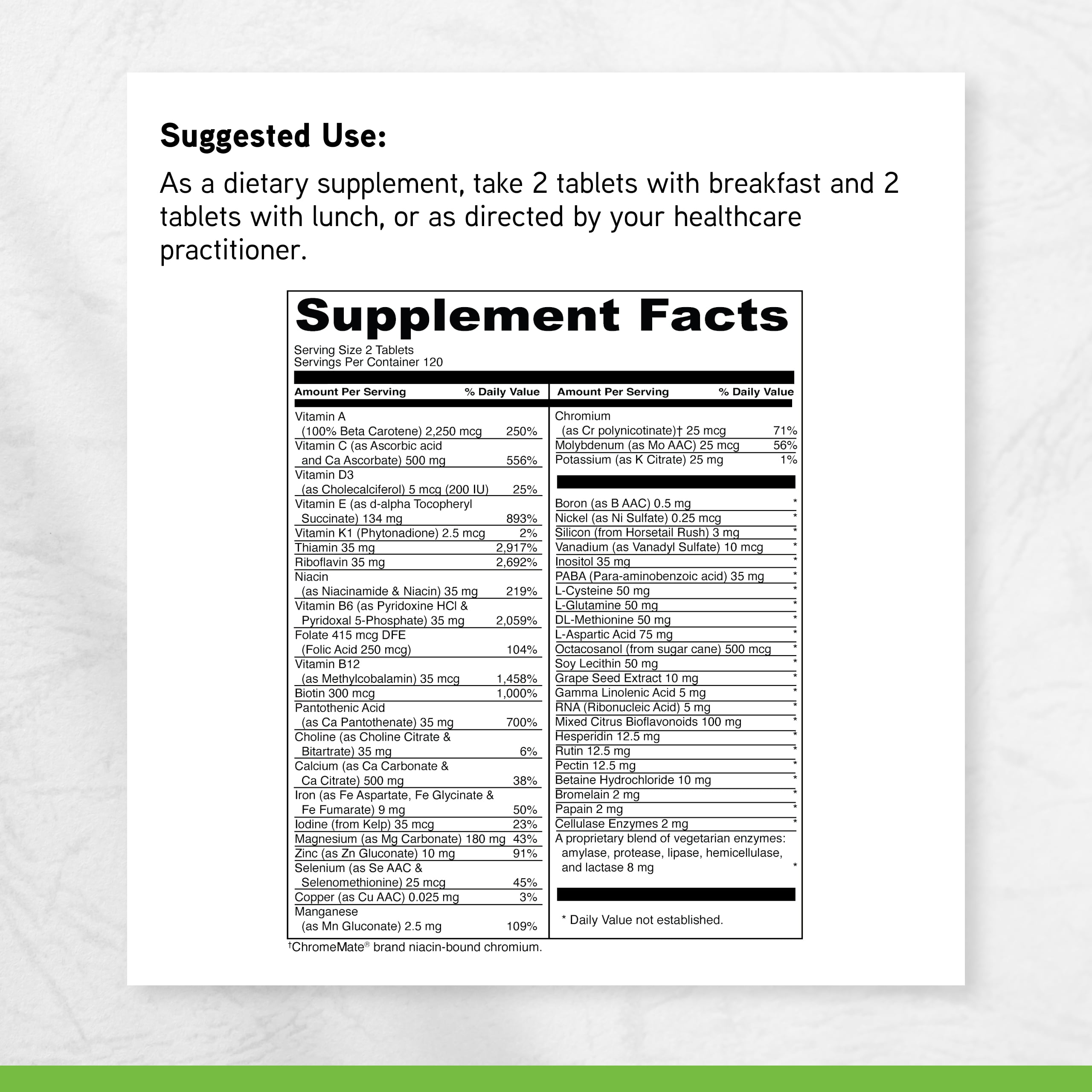 DaVinci Labs Spectra Woman - Dietary Supplement with Multiple Vitamin/Mineral - 240 Vegetarian Tablets
