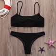 thumbnail image 4 of Trajes de Baño Mujer Conjunto de Bikini Bandeau Con Push-Up Para Mujer, Traje de Baño Brasileño de Cintura Alta Para Playa, Tankini Con Parte Superior E Inferior, 4 of 4