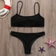 thumbnail image 4 of Trajes de Baño Mujer Conjunto de Bikini Bandeau Con Push-Up Para Mujer, Traje de Baño Brasileño de Cintura Alta Para Playa, Tankini Con Parte Superior E Inferior, 4 of 4