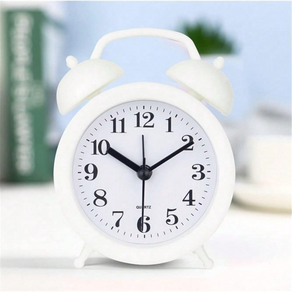 Double Bell Kids Alarm Clock, Classic Analog Design to Teach Children Time Management