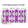 thumbnail image 3 of Feelyou Watercolor Checkered Fabric by the Yard 5 Yards, Square Geometric Room Decor Fabric by the Yard, Modern Buffalo Plaid Fabric for Sewing, Luxury Bedroom Decor, 3 of 6