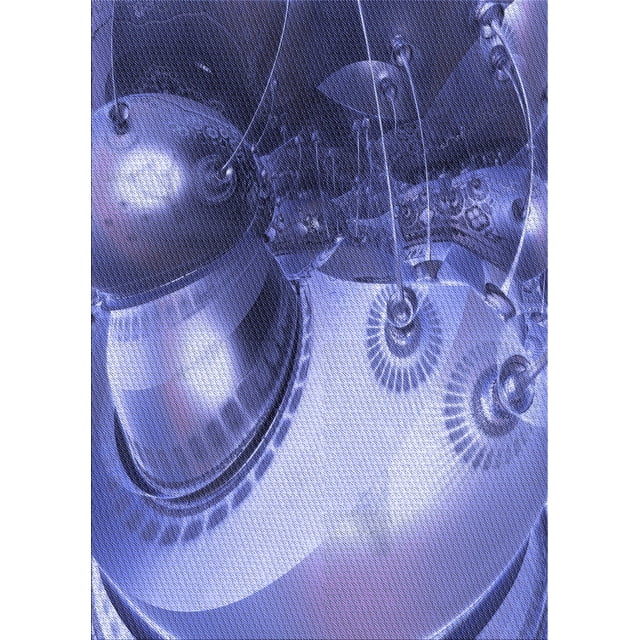Ahgly Company Machine Washable Indoor Rectangle Transitional Purple Mimosa Purple Area Rugs, 2' x 3'