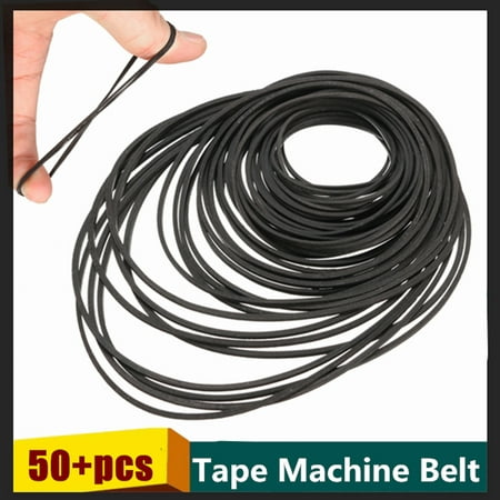 50+ Pcs Mix Cassette Tape Hine Square Belt Universal Assorted Common Machine belt Belt Repair