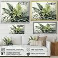 thumbnail image 4 of Designart "Reflecting Topaz Tones in Ferns" Floral Canvas Wall Art, 4 of 5
