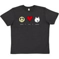 thumbnail image 3 of Inktastic Peace Love Westies Youth T-Shirt, 3 of 5