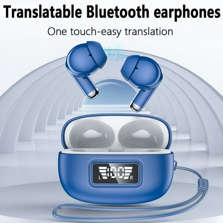 Ai Wireless Bluetooth Real-Time Language Translation Earphones 144+ Languages Simultaneous Interpretation Earbuds