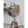 thumbnail image 2 of Beautiful Nautical Vintage Spot Light Wooden Tripod Table Lamp Home Decor, 2 of 2