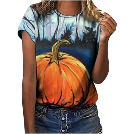 

Womens Fall Y2k Going Out Tops Crewneck Short Sleeves Print Pattern Casual Tops Blouse Print T-Shirt Corset Tops Summer Cute Graphic Tshirt Sexy Tunic Tops for Leggings Oversized Tops Tees Blouses