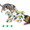 Starfish Graffiti, variant on JoyNest Market 23.6 in Automatic Cat Hunting Mat, 3-Speed Feather Toy