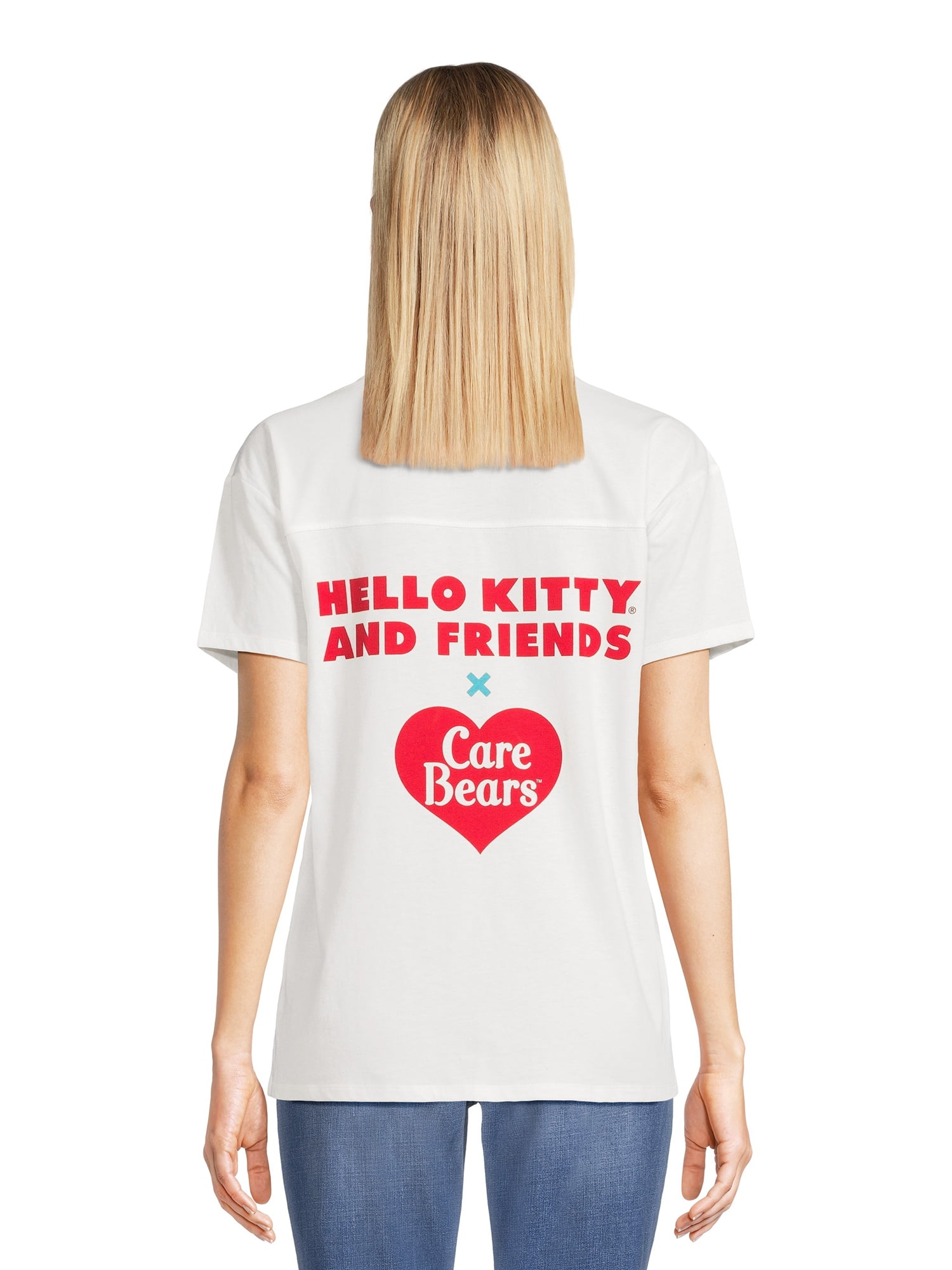 Hello Kitty and Friends x Care Bears Juniors Graphic T-Shirt, Sizes XS-XXXL
