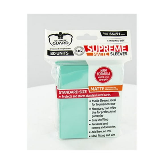 Ultimate Guard Supreme - Matte Turquoise (80) New