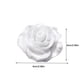 thumbnail image 4 of Jumpingount Horquilla de flor de Rosa falsa ligera e impermeable, decoración floreciente, pequeña Camelia de resina para bricolaje, álbum de Ropa, zapatos y accesorios Miscelánea Albaricoque, 4 of 6