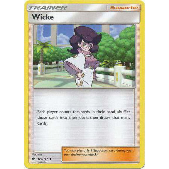 Pokemon Burning Shadows Wicke #127