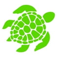 thumbnail image 1 of Sea Turtle Vinyl Transfer Decal Sticker for Laptop/Car/Truck/Window/Bumper (Matte Lime, 5in [3-Pack]), 1 of 4