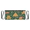 thumbnail image 7 of Yayeee Waist Apron with Pockets for Cooking Waterproof Half Server Aprons, Beige Christmas Gingerbread, 7 of 7
