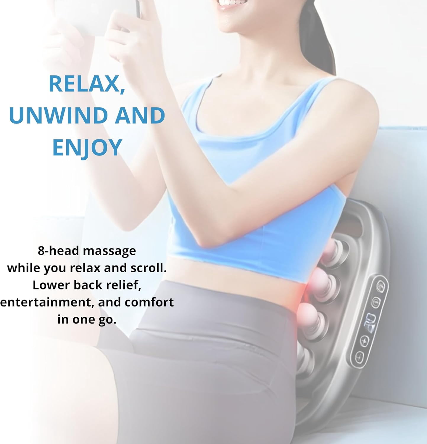16-Head Deep Tissue Massage Gun for Muscle Recovery - Quiet Portable Percussion Massager for Neck, Shoulder, Back & Legs