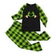 thumbnail image 2 of Conjuntos de pijamas navideños familiares a juego Grinch 2024, pijama de Grinch con parte superior y pantalones de pijama a cuadros, pijama de Grinch para niños y adultos para la familia, 6 Años, 2 of 3