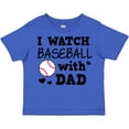 thumbnail image 3 of Inktastic I Watch Baseball with My Dad Boys or Girls Toddler T-Shirt, 3 of 5