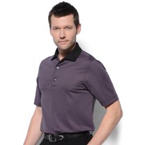 Monterey Club Men's Connor Stripe Jersey Golf Polo Shirt #1657