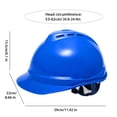thumbnail image 6 of Rodiuiu Construction Head Protection Hard Hat Adjustable Breathable Lightweight Men Women Outdoor Industrial Work Security Helmet with Ventilation System, 6 of 8