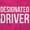 Hot Pink, variant on Designated Driver Expecting Bump Women's Maternity T Shirt Tee Brisco Brands S