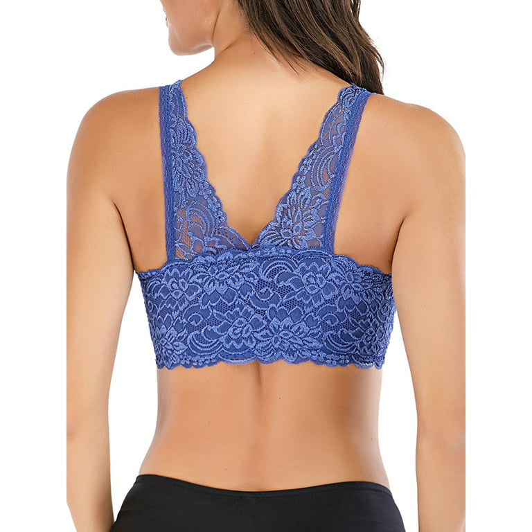 Daisy Lift Women's Seamless Lift Bra with Buckle on Front, Padded Sports  Bras (Blue, L) : : Fashion