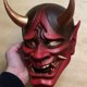thumbnail image 4 of Cubierta De Cara De Terror Cosplay Japonés Cubierta De Cara De Látex Anime Horror Cubierta De Cara Suave Cubierta De Cara De Demonio Fantasma De Halloween Accesorios De ANGGREK Otros, 4 of 8