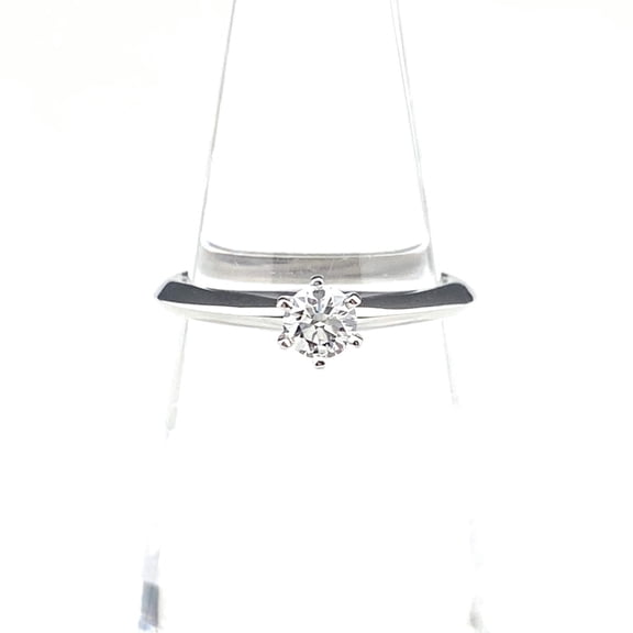 Pre-Owned Tiffany & Co. Platinum Diamond Solitaire Ring, Pt950, Women's (Good)