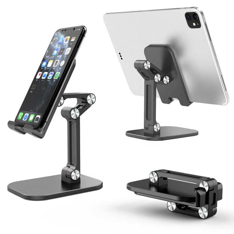 Adjustable Aluminum Portable Desk Table Stand Holder For iPad Pro Tablet Phone 