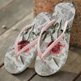 thumbnail image 2 of FUIALDOLG Flip Flops for Women with Arch Support Yoga Mat Comfortable Summer Beach Walking Thong Cushion Sandals Slip On Indoor Outdoor, 2 of 9