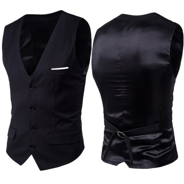 Jackets for Men Mens Solid Single Breasted Suit Slimming V-Neck Button Suit Jackets Top