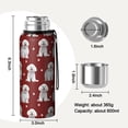 thumbnail image 7 of 20 Oz Pink Bichon Frise Coffee Tumbler Double Wall Insulated Stainless Steel Water Bottle | Metal Reusable Thermoses Flask with Cup Cap | Leak & Sweat Proof with Anti-Dust Lid, 7 of 7