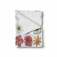 thumbnail image 2 of Flower Soft Flannel Fleece Blanket, Pattern of Various Vase Flowers Petunia Botanic Wild Orchid Floral Nature Art, Cozy Plush for Indoor and Outdoor Use, 60" x 80", White Lilac Pink, by Ambesonne, 2 of 6