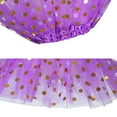 thumbnail image 3 of Lovskoo Womens Pleated Tulle Petticoat Tutu Puffy Skirt Gauze Short Skirt Adult Teen‘S 1950S Vintage Dance Skirts Purple, 3 of 4