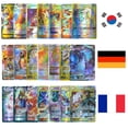thumbnail image 2 of Cartas de Pokémon Vstar Vmax GX para niños, cartas de energía de batalla, 100-120, piezas, EX, alemán, francés, coreano, Pikachu, Charizard, Mewtwo, juguete de regalo Fivean unisex, 2 of 2