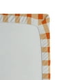 thumbnail image 3 of Ambesonne Orange and White Fitted Sheet 2 Pcs Set, Plaid Motif, Twin XL, Orange and White, 3 of 3