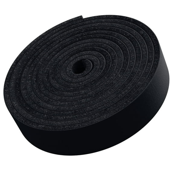 Tofl Leather Strap for Shoes Purses Jewelry Making and DIY Craft Projects Black 1 Strap 72" x 3/4"