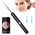 thumbnail image 1 of Kit de Retrait de Cire d'Oreille - Otoscope Sans Fil - Caméra d'Oreille HD - Noir, 1 of 5