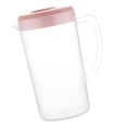 thumbnail image 3 of MasteelfCA 2200ML Large Capacity Beverage Storage Container Heat Resistant Cold Water Jug Plastic Juice Pitcher Household Teapot Kettle (Pink), 3 of 7