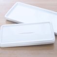 thumbnail image 3 of Bandeja de mármol blanco para encimera de baño: organizador de perfumes de cerámica y plato de joyas para tocador, 3 of 5