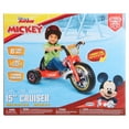 Mickey Mouse Kids Tricycle 15" Fly Wheels Junior Cruiser RideOn, Pedal Powered Trike with Build