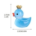 thumbnail image 3 of DefiDgd 10pcs 1 inch Mini Ducks Table Decoration,Glow in The Dark Tiny Ducks Decor for Miniature Fairy Garden Accessories,Fish Tank Car Dashboard Decorations,Birthday Party Decoration Gifts(BU), 3 of 4