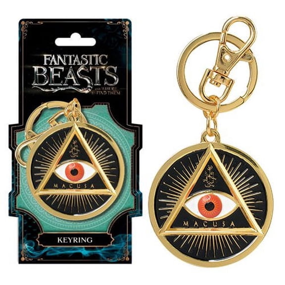 Harry Potter Fantastic Beasts Macusa Pewter Keyring