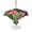 Pink, variant on Outdoor Tablecloth with Umbrella Hole for Patio/Picnic/Party/Camping, Pink Tulip Waterproof Table Cloth Round Cover Washable, Spring Floral Summer Botanical Vintage (Dia 60")