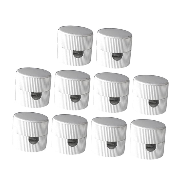 10 clips organizadores de cables resistentes para escritorio, coche, TV. Blanco