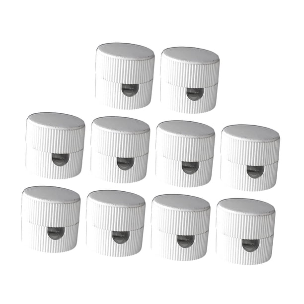 10 piezas de clips para cables, clips para cables, fácil instalación, organizador de cables resistente para Blanco