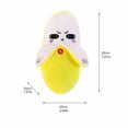 thumbnail image 3 of Kiddiway Musical Banana Plush Toy with Beat – Interactive Baby Toy, Cute Plushies for Toddlers, Stuffed Animals for Babies, Great Parent-Child Fun and Early Music Learning Activity,A, 3 of 8