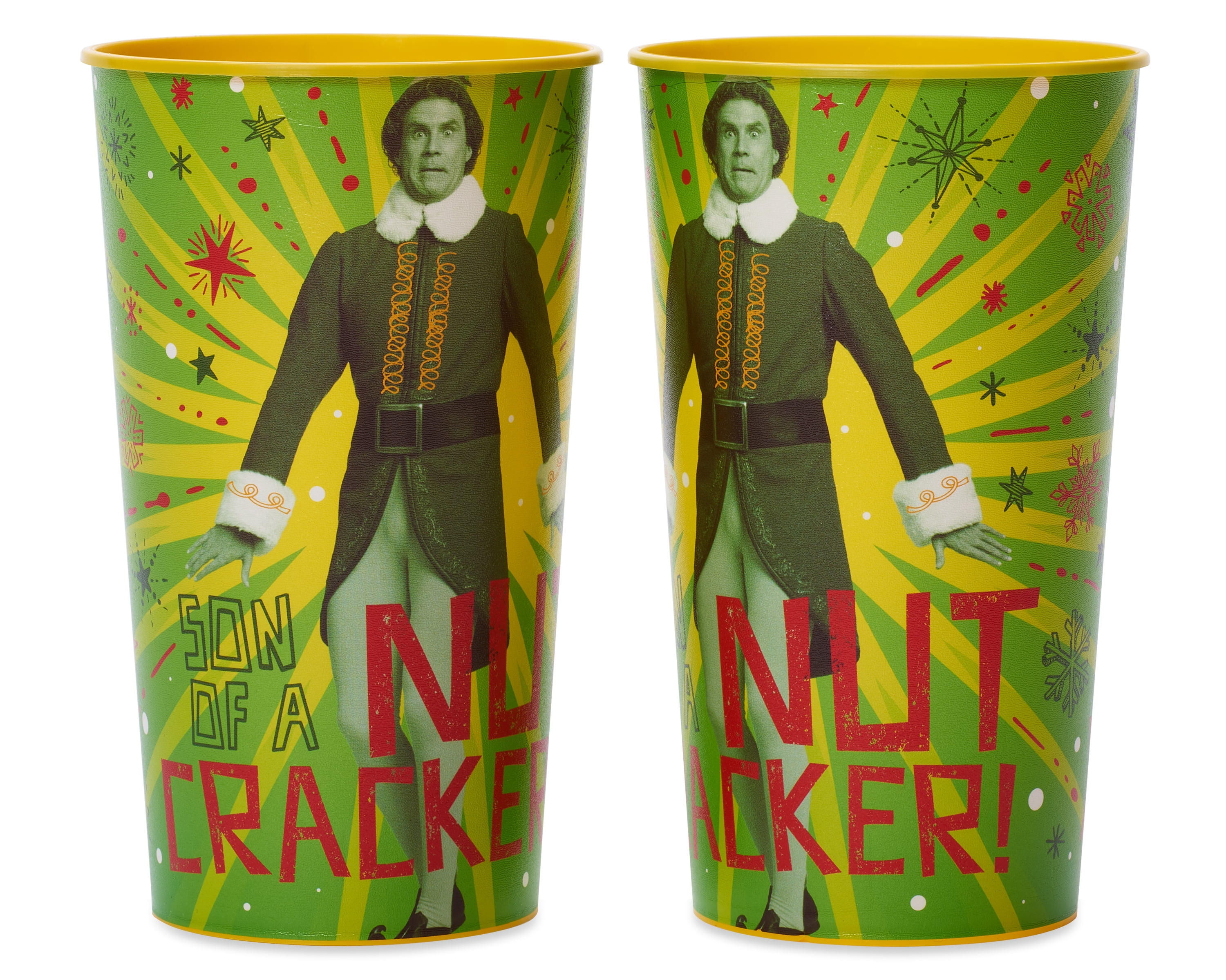 American Greetings Buddy The Elf Christmas 22 oz. Plastic Party Cup, 6-Count