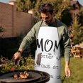 thumbnail image 3 of Funny Word Bib Apron with Pocket Chemical Work Apron Waterproof Bib Apron for Couple Bride Mrs Mr Cooking Aprons for Kitchen Cool BBQ Grilling, 3 of 7