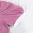 thumbnail image 4 of Amidoa Girls Summer Dresses A-Line Short Sleeve Dresses Print Kids Casual Sundress Pink Size 8, 4 of 7